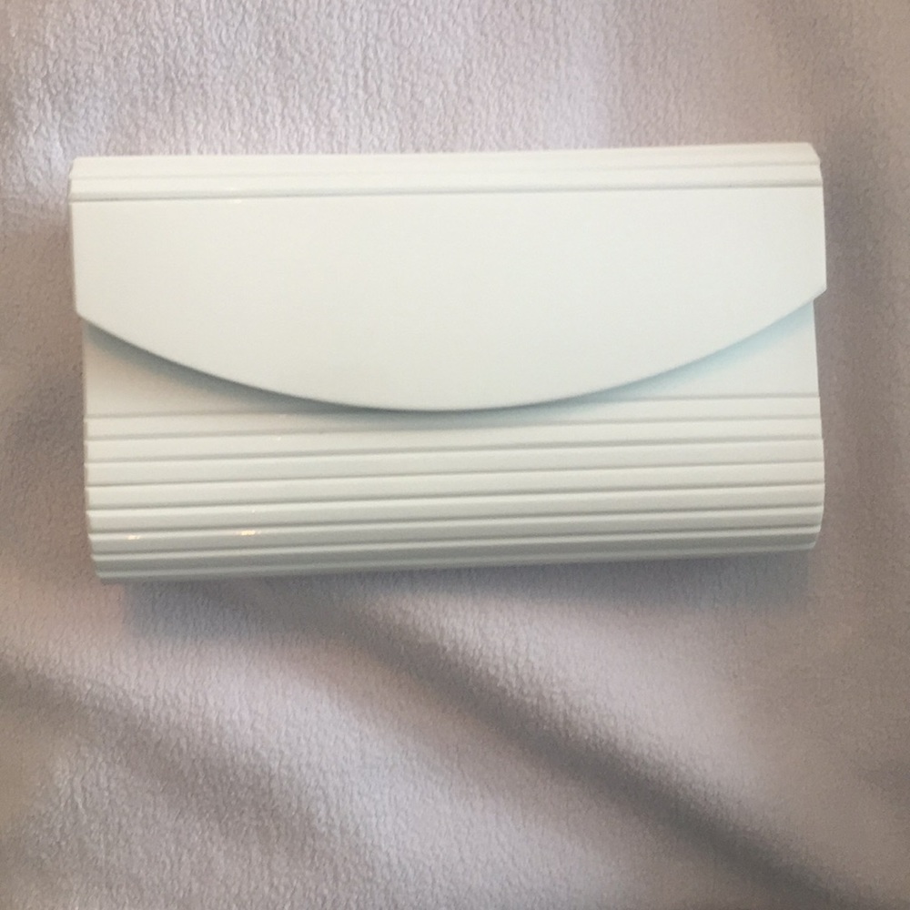 Sondra Roberts white Clutch